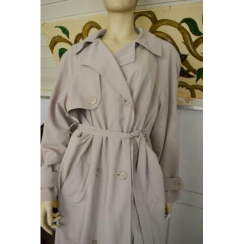 Trench klassieke vintage trenchcoat lange voorjaar jas 42