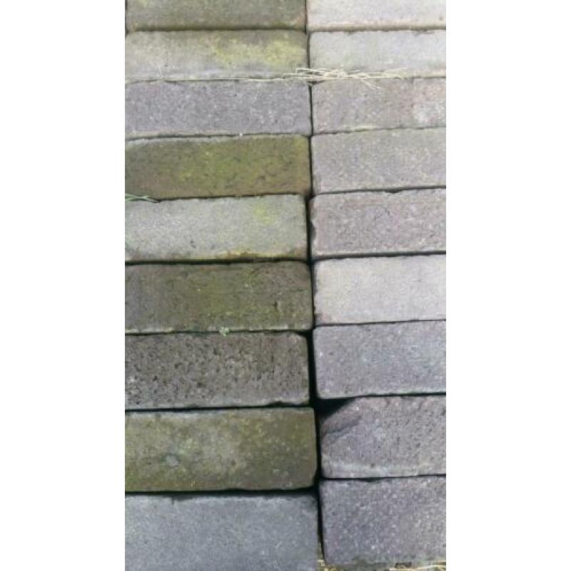 Gebakken klinkers maat 24.5x6x8cm kleur paars