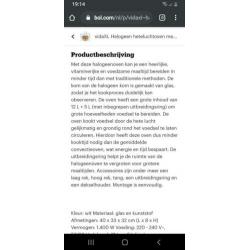 Halogeen heteluchtoven