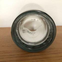 M&M's World zilver spiegel glas hoog mok beker COLLECTIBLE