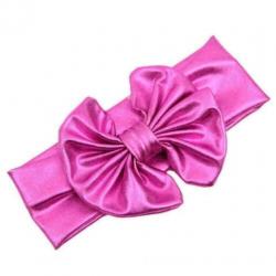 Meisjes baby metallic Haarband Strik goud zilver roze zwart