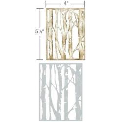 NIEUW GROTE Metalen Snijmal Birch Tree Forest Frame