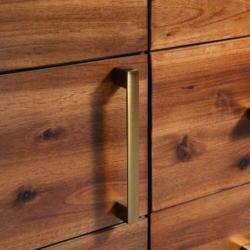 Nieuw Dressoir 115x35x70 cm massief acaciahout -€70,-! Op=Op