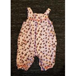 Roze tuinbroek, mt 62