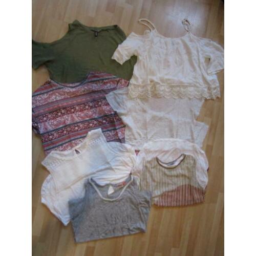 Zomer tops pakket 7-delig oa Zara, Divided **Nieuw**