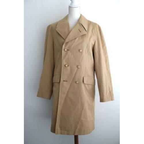 Vintage trenchcoat sixties beige jas maat 40