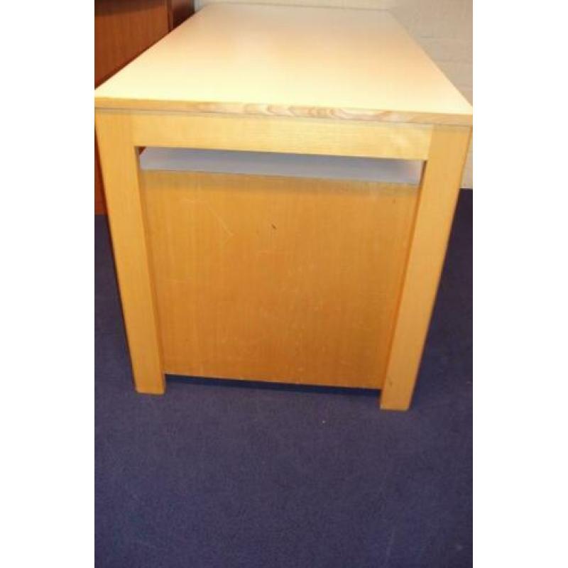 Bureau+ladeblok hout
