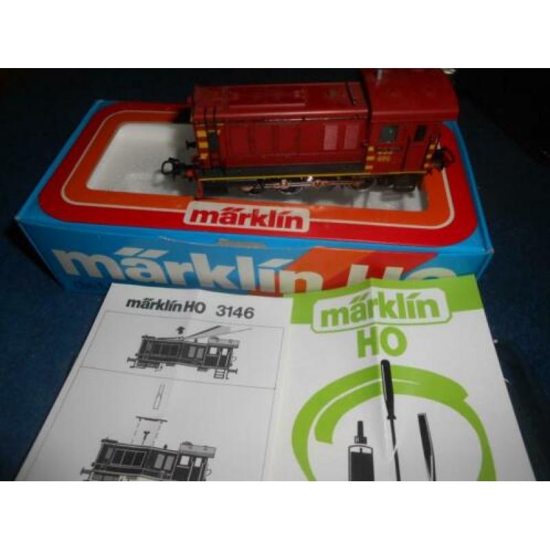 Marklin 3136 De V36 van de CFL in doos 3138 van de NSB