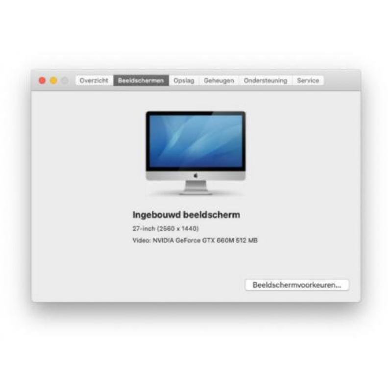 iMac 27 inch | slim model | 500GB SSD | 16GB (Refurbished)