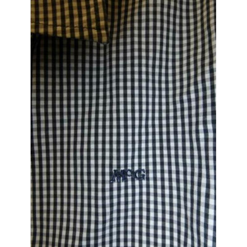 McGregor mooie blouse zwart wit mini ruitje mt 38 M nr 26643
