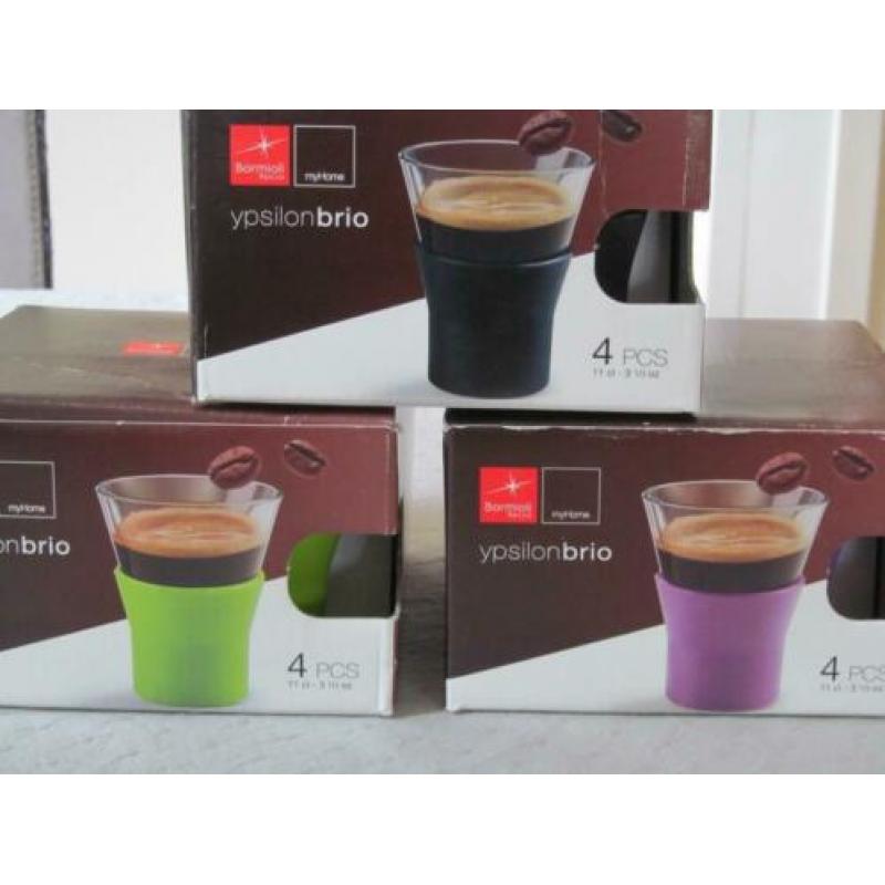 Bormioli Rocco 12 Espresso Glazen NIEUW