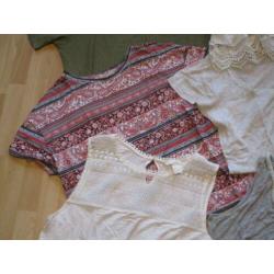 Zomer tops pakket 7-delig oa Zara, Divided **Nieuw**