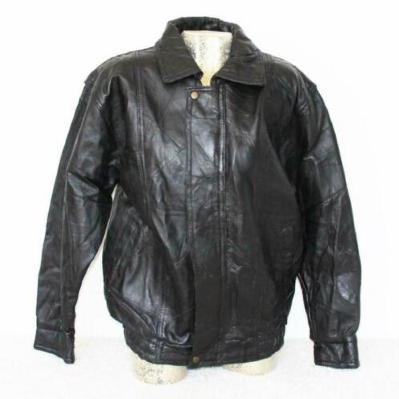 Mooie Vintage Leren Dames Jas281* (L) winterjas