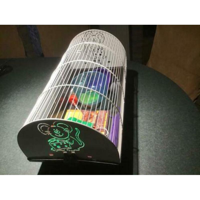 Hamsterkooi met boekje en toebehoren