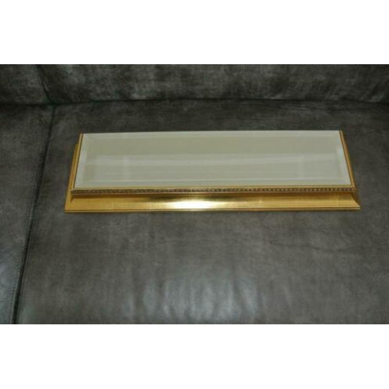 Muurconsole gespiegeld Houten console