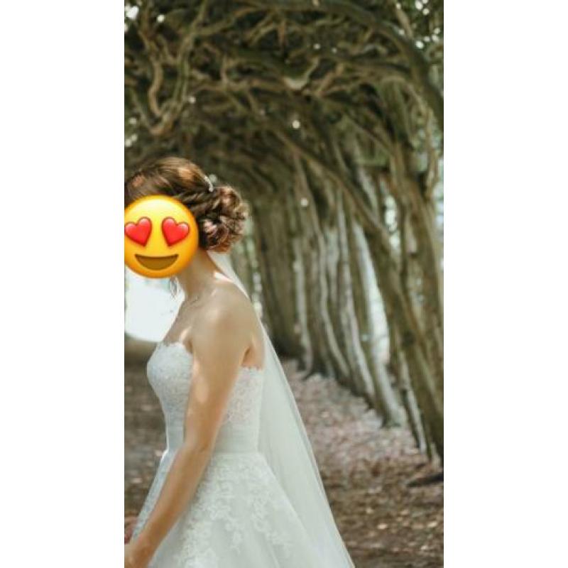 Mooie bruidsjurk te huur!