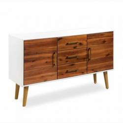 Nieuw Dressoir 115x35x70 cm massief acaciahout -€70,-! Op=Op