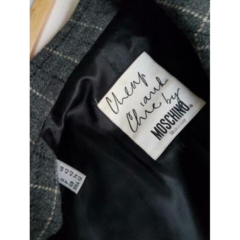 Moschino colbertjasje wol maat 42