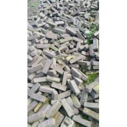 Gebakken klinkers maat 24.5x6x8cm kleur paars