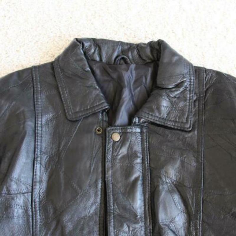 Mooie Vintage Leren Dames Jas281* (L) winterjas