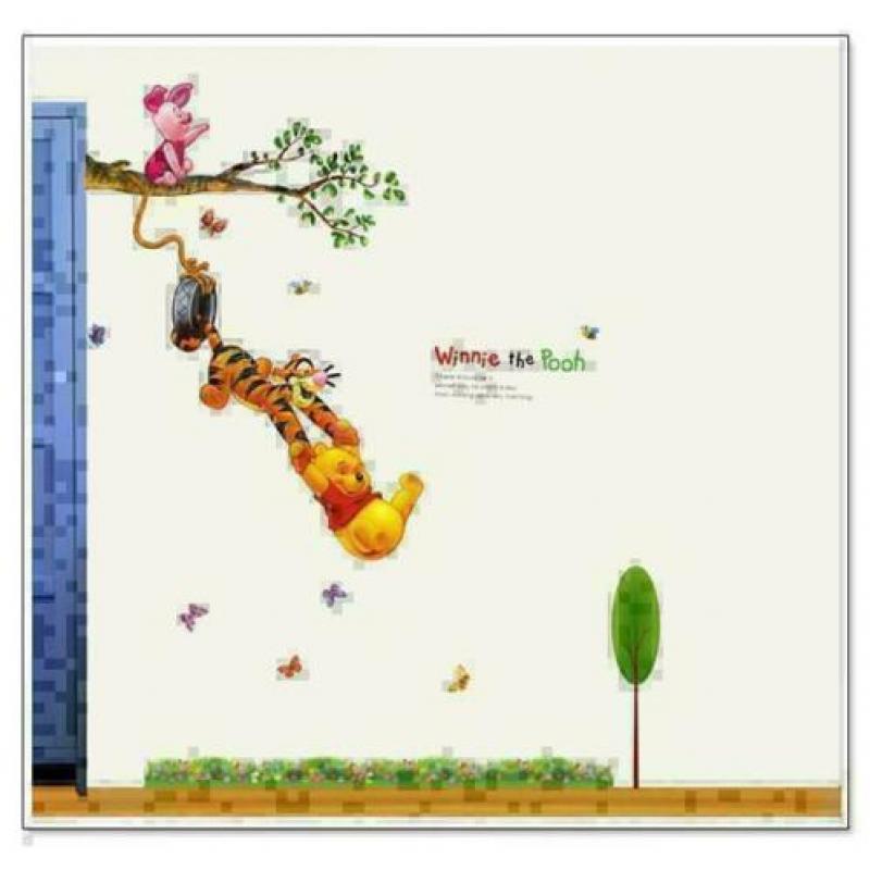 Muurstickers Kinderkamer Babykamer Winnie the Pooh( code 2)