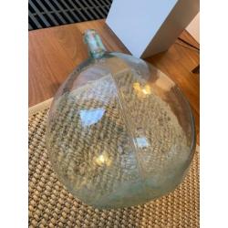 FLES, Grote groene fles van glas