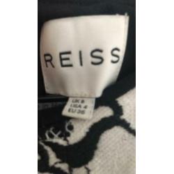 Reiss jurk zwart wit maat 36