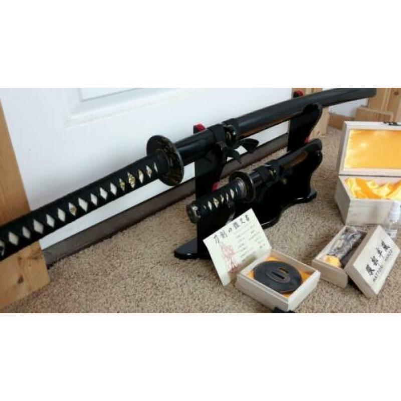 Samurai zwaarden set compleet / zwaard / mes / sabel