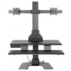 Werkstation met twee beeldschermen MC-796 Flat panel steun