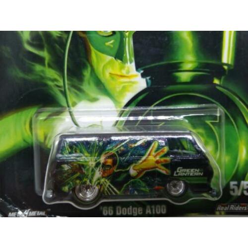 Dodge a100 green lantern 1:64 3inch Hotwheels real Pol