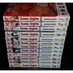 Manga: Rosario+Vampire -season 1 vol 2-10; season 2 vol 1-12