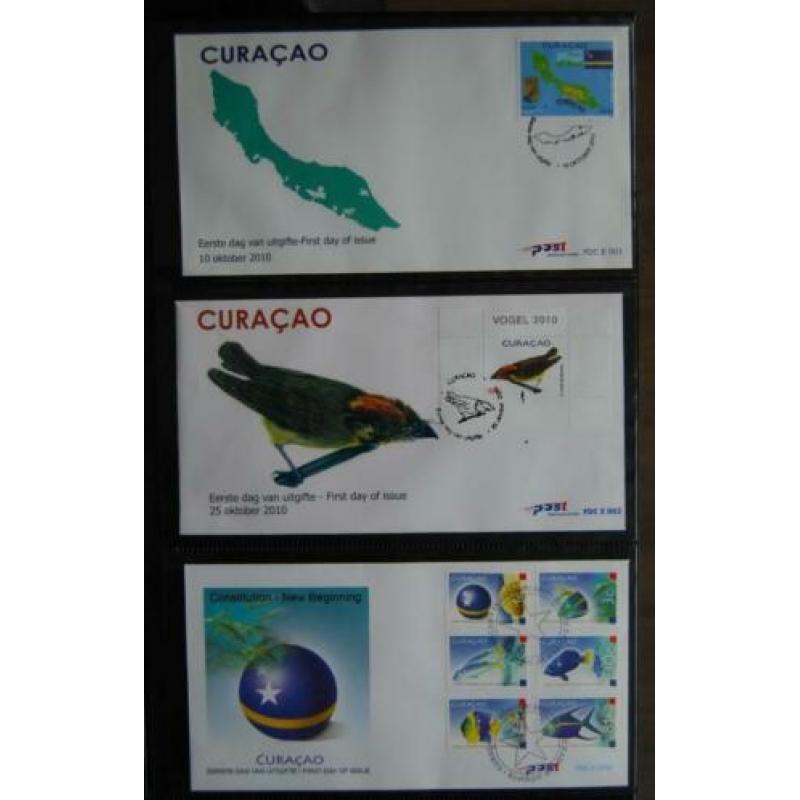 Modern Curacao, 1e dag envelop, E1 t/m E15-E15a-E17-E17