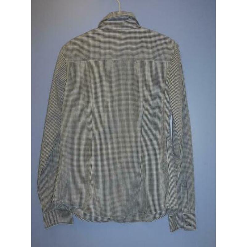 McGregor mooie blouse zwart wit mini ruitje mt 38 M nr 26643
