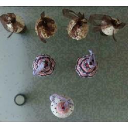 7 stuks kerstboom hanger cupcake