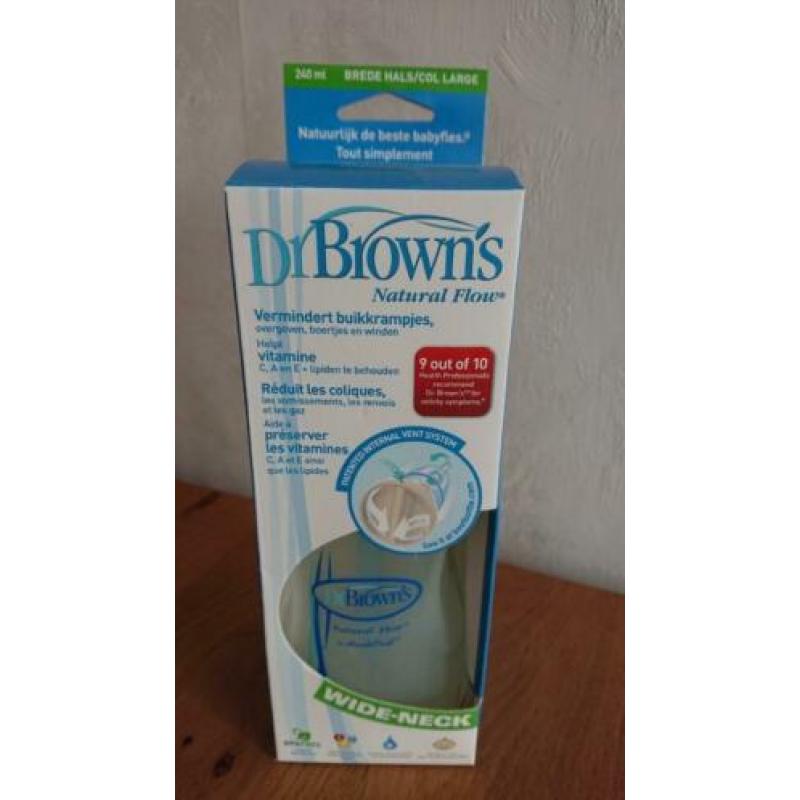 Dr Brown's brede hals 240ml