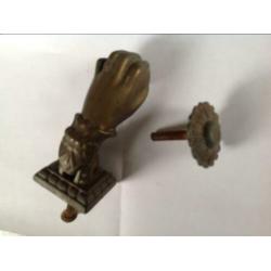 Bronzen deurklopper - hand