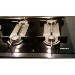 Miele gaskookplaat met wok brander - KM325G - 90 cm