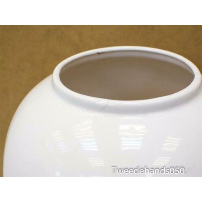 Hoge grote witte vaas 88182