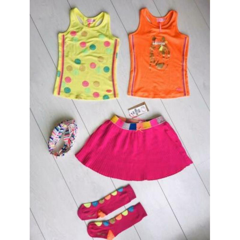 Nieuw shirtje Kidz Art oranje paard maat 110/116