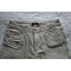 * Z.g.a.n. Norah beige stretchbroek maat 38 *