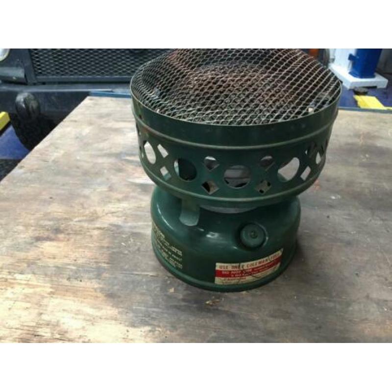 Coleman catalytic heater. Kampeer Kachel.