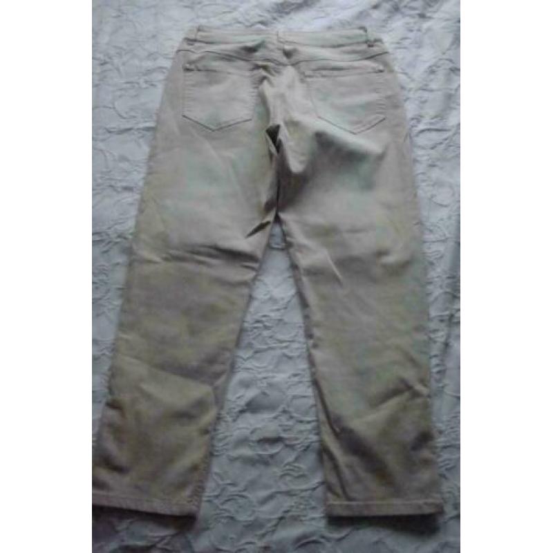 * Z.g.a.n. Norah beige stretchbroek maat 38 *