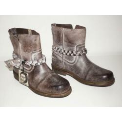 YELLOW CAB - leren Hooked laarzen Brown - maat 37