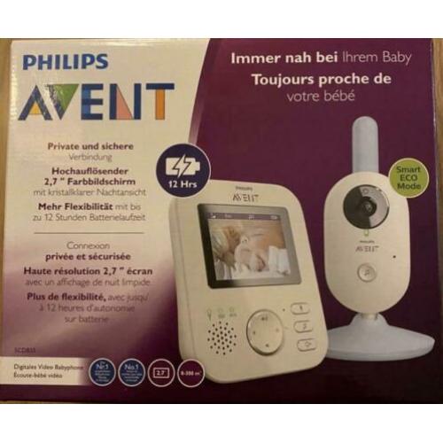 Philips AVENT digitale video babyfoon SCD835/26 NIEUW!!!