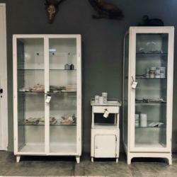 Medicijnkast, vitrinekast, vitrine, vintage, kast, apotheek