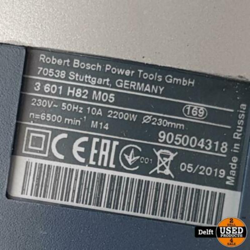 Bosch professional Slijptol GWS 22-230JH enBosch GWS 7-125.