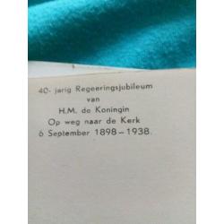 Oude ansichtkaarten van Koningin Wilhelmina en Juliana