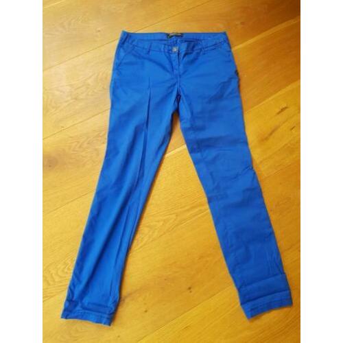 Maison Scotch blauwe (zomer)broek chino maat 38 (W30/L32)