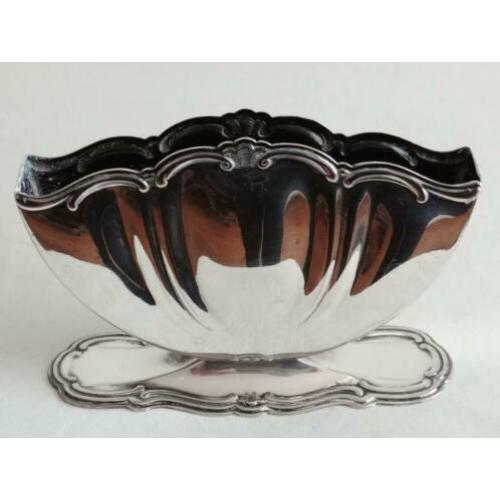 Art nouveau verzilverde servethouder