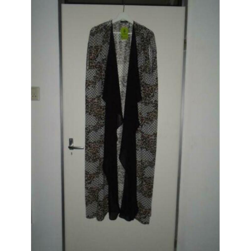 VIADEL Voile Lang Tuniek Overgooier Kimono XL-XXL-XXXL Nieuw